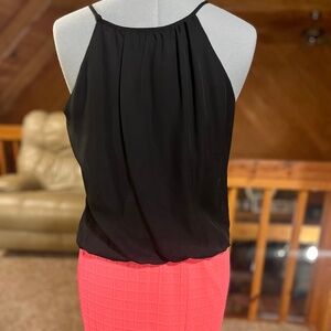 dress black with waffle bottom